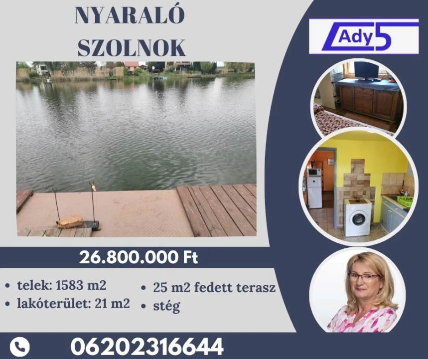 Eladó üdülő, nyaraló, Szolnok