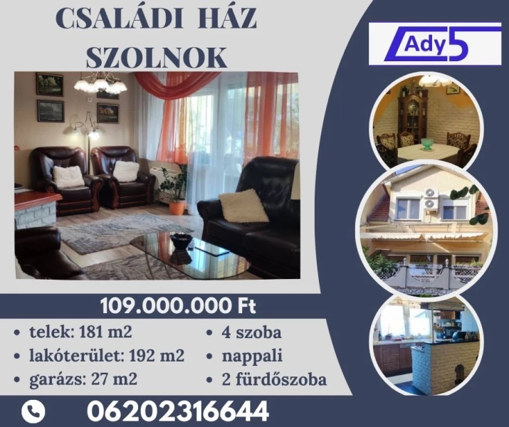 For sale house, Szolnok