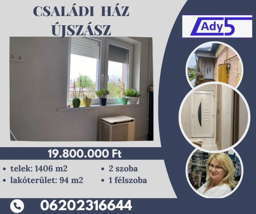 For sale house, Újszász