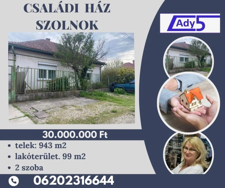 For sale house, Szolnok, Alkony utca