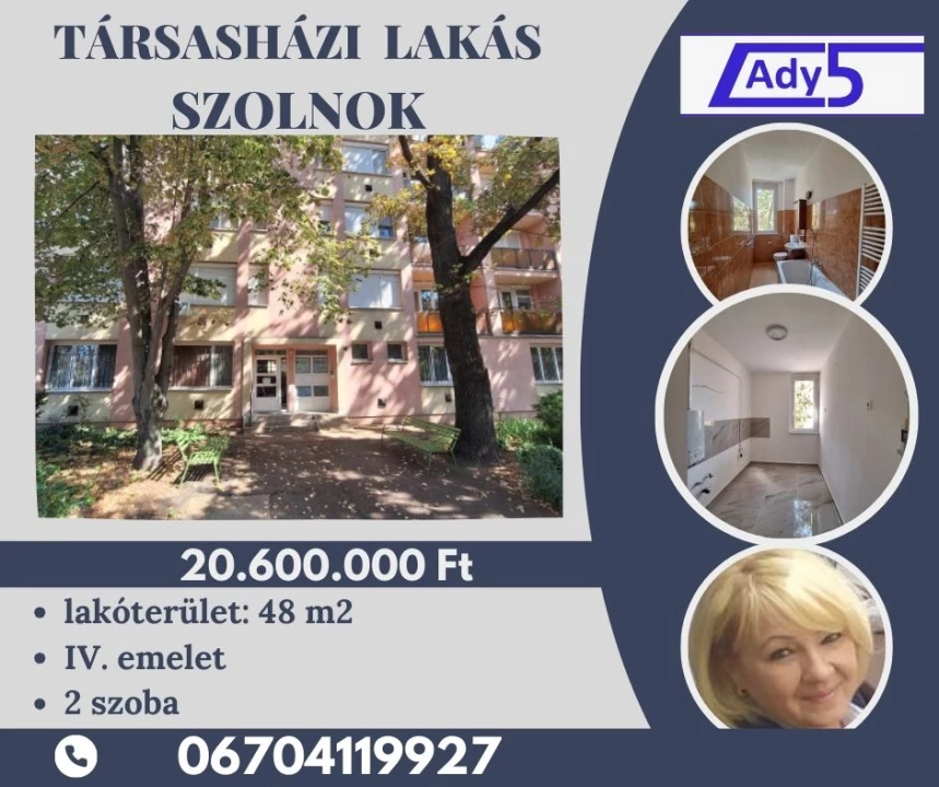 For sale brick flat, Szolnok