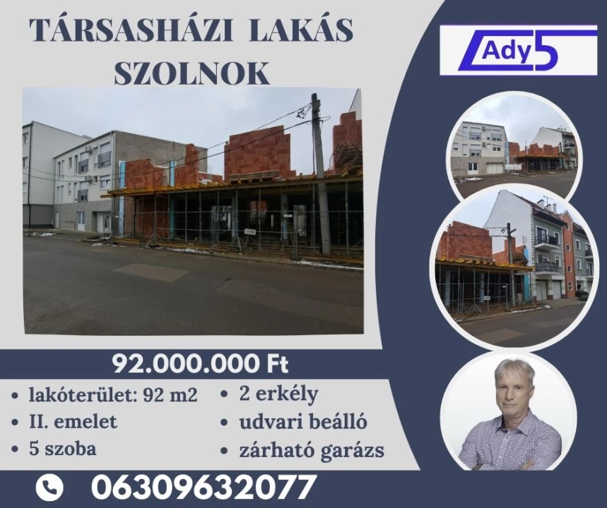 For sale brick flat, Szolnok