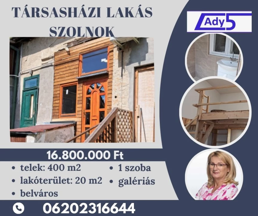 Eladó téglalakás, Szolnok, Baross utca