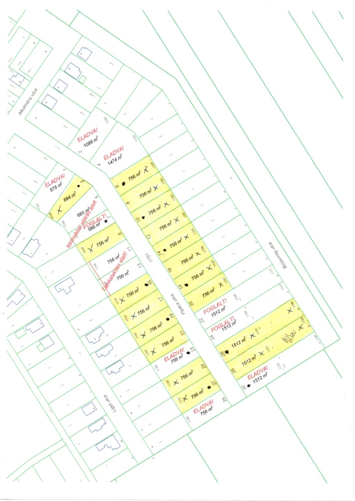 Eladó építési telek, Tószeg