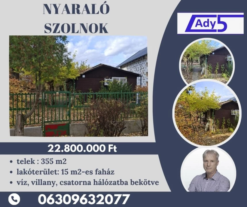 Eladó építési telek, Szolnok