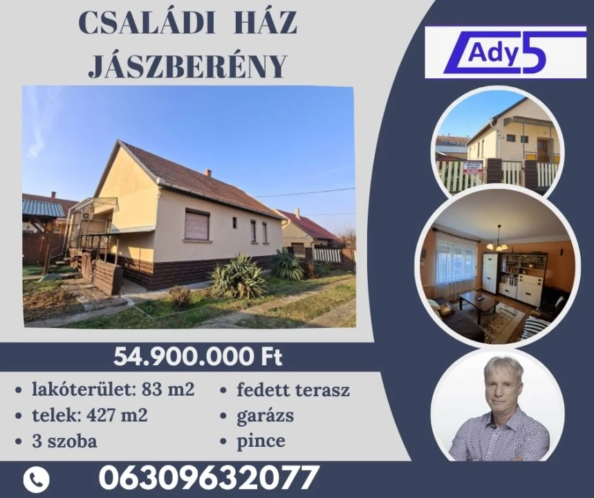 Eladó családi ház, Jászberény