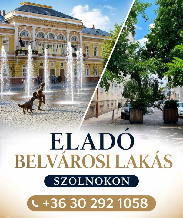 Eladó téglalakás, Szolnok