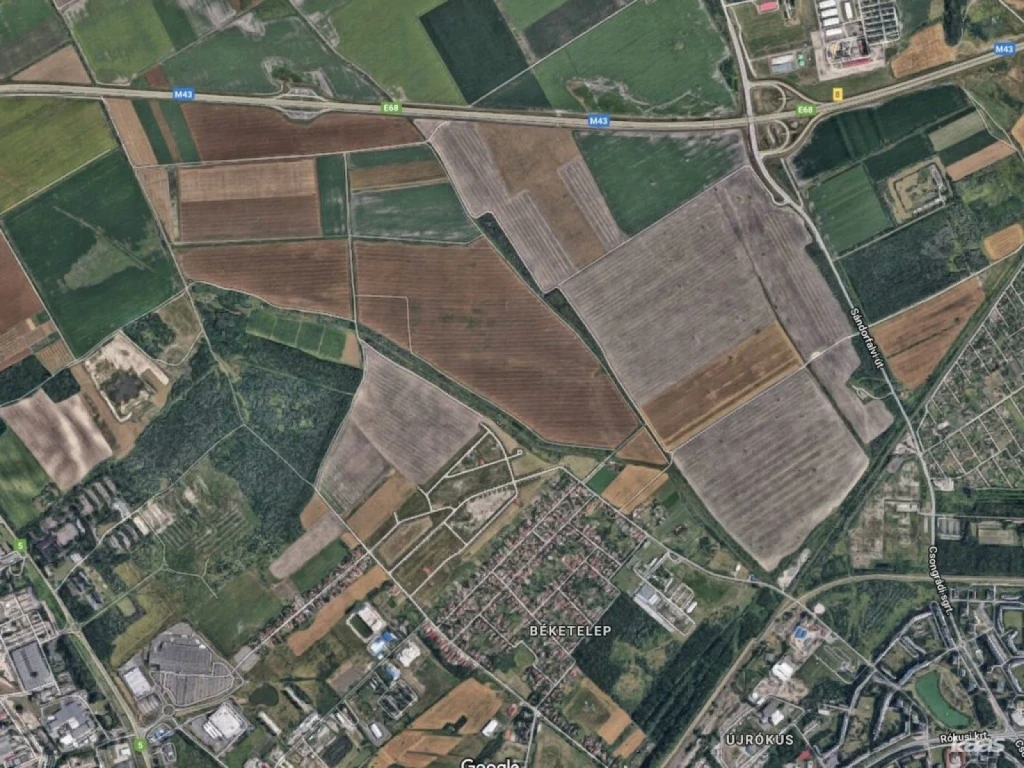 Zöldmezős beruházási terület | szántóföld