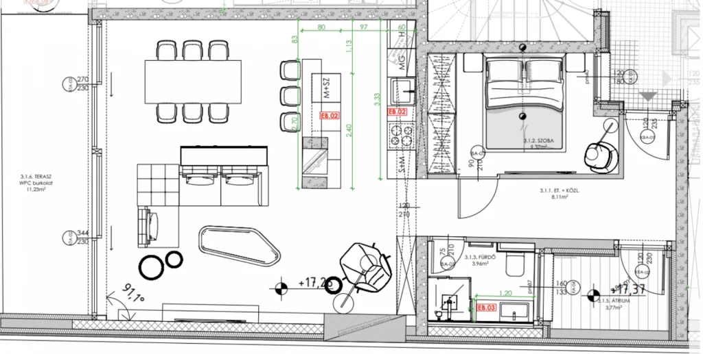 For rent brick flat, Budapest VI. kerület, Király utca