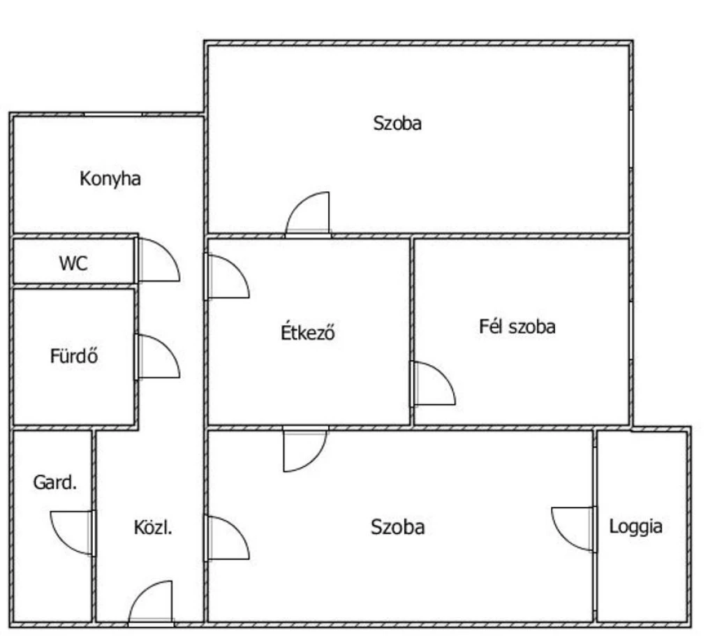 IV. Kerület, Berda József utca, 71 m²-es, 8. emeleti, társasházi lakás