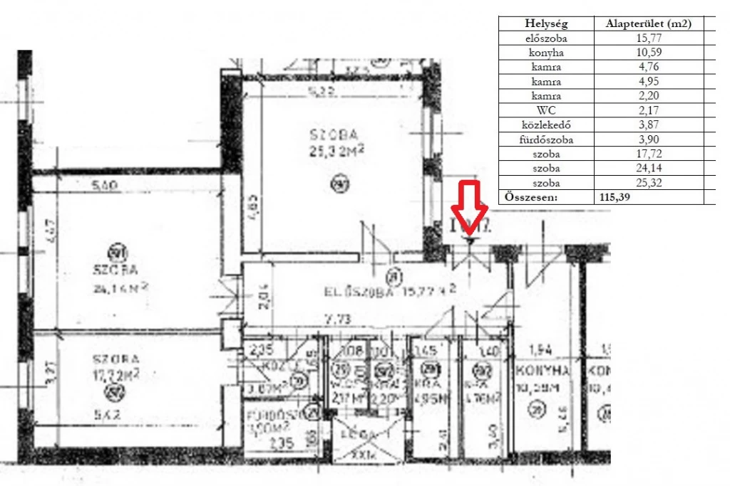 VII. Kerület, Almássy tér, 115 m²-es, 4. emeleti, társasházi lakás