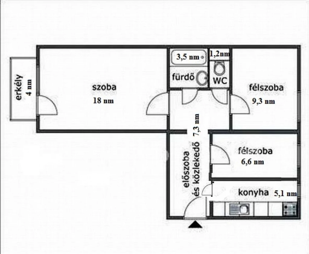 XIX. Kerület, Lakótelep központjában, 53 m²-es, 9. emeleti, társasházi lakás