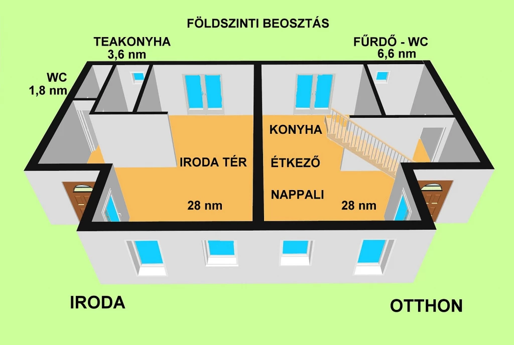 Délegyháza, Bányász sor, 145 m²-es, családi ház, 7 szobás, kiváló állapotú