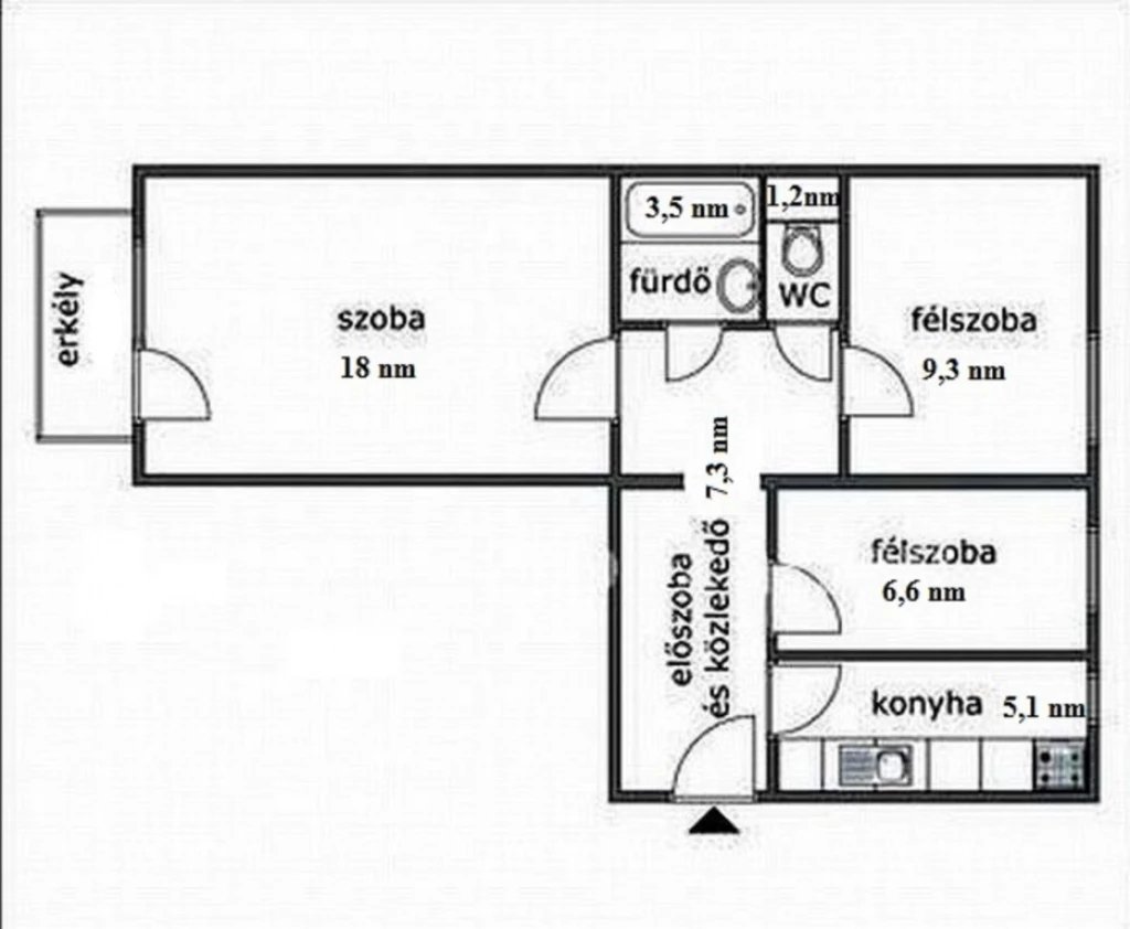 XIX. Kerület, Rendőrségközeli utca utca, 53 m²-es, 7. emeleti, társasházi lakás