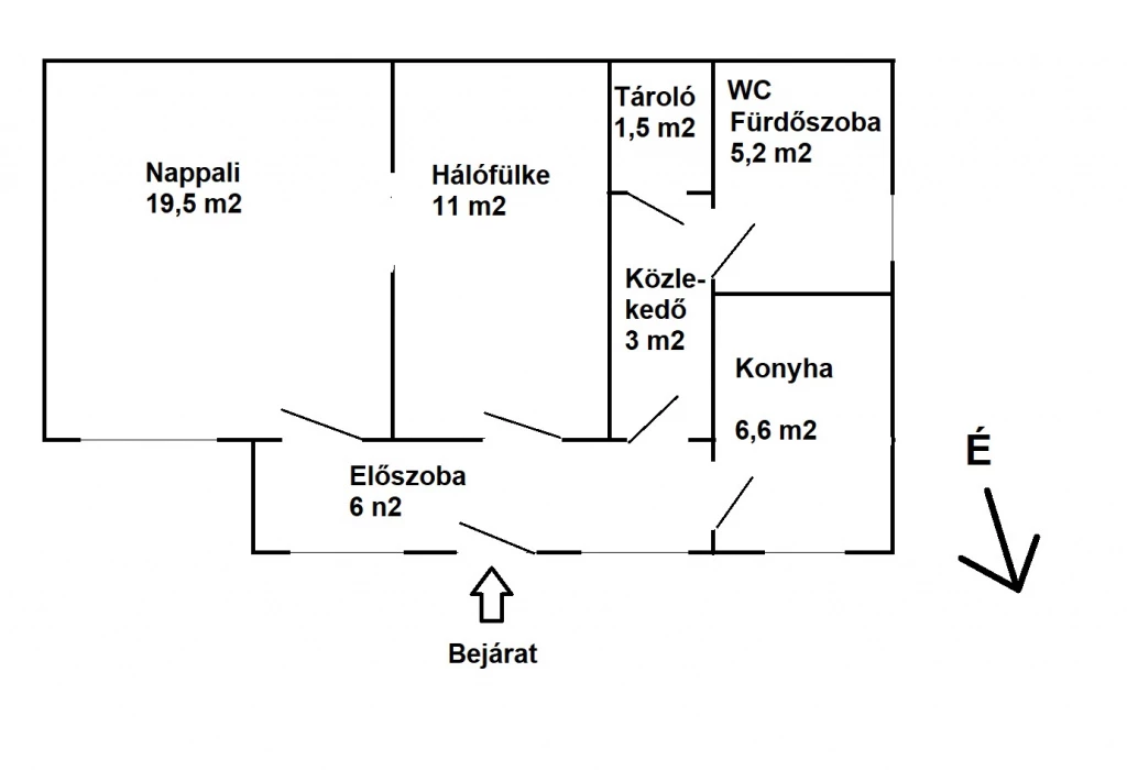 XV. Kerület, Galgó utca, 53 m²-es, családi ház, 1+1 félszobás