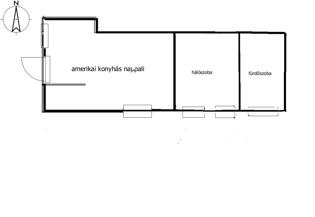 XIV. Kerület, Hungária krt. közelében, 43 m²-es, szuterén, társasházi lakás