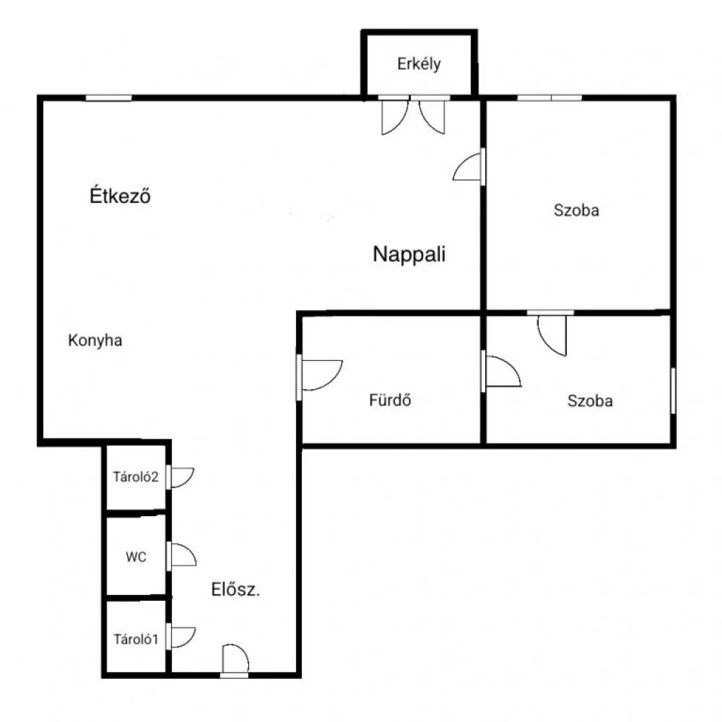 XIV. Kerület, Colombus utca, 55 m²-es, 3. emeleti, társasházi lakás