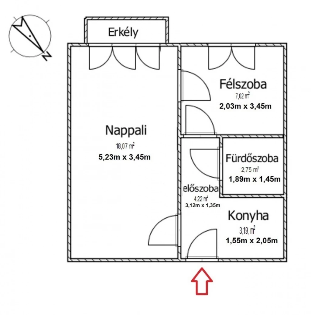 XV. Kerület, Erdőkerülő utca, 35 m²-es, 1. emeleti, társasházi lakás