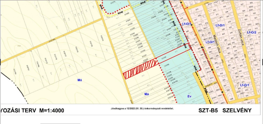 Pécel, Városközpont közeli utca, 6088 m²-es, telek