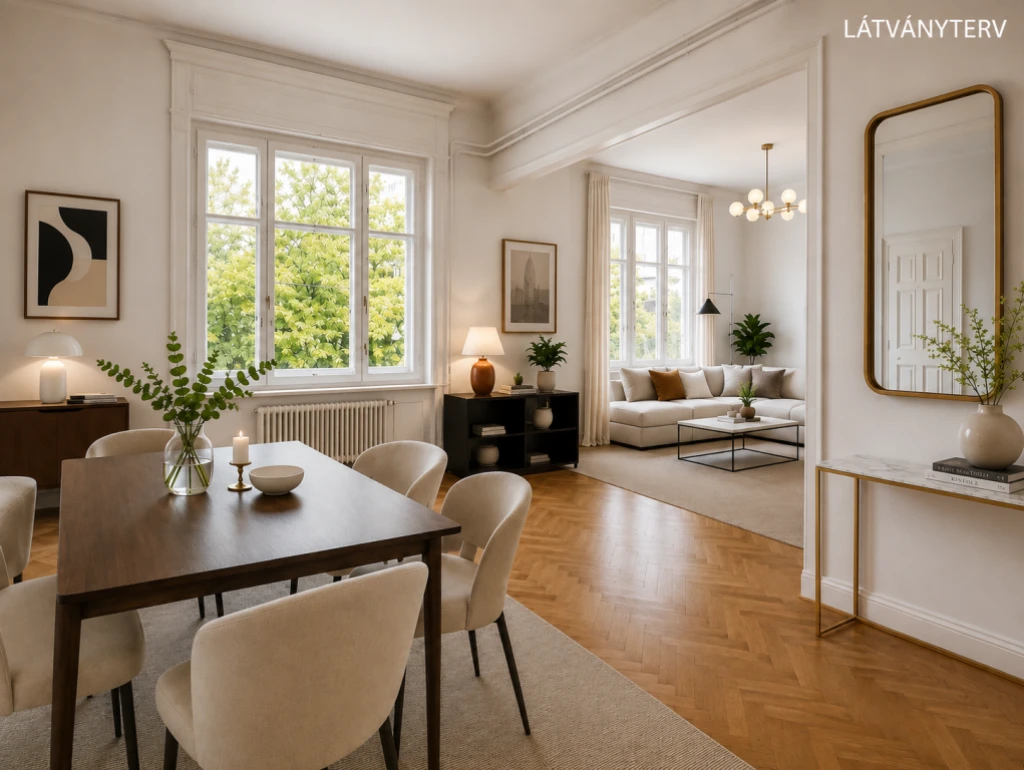 XIV. Kerület, Törökőr, 94 m²-es, társasházi lakás, 2 szobás, részben felújított állapotú