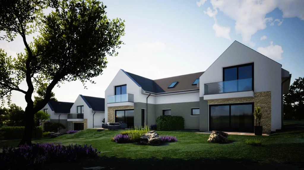 Üröm, Völgyliget II., 182 m²-es, ikerház, 5 szobás, új építésű állapotú