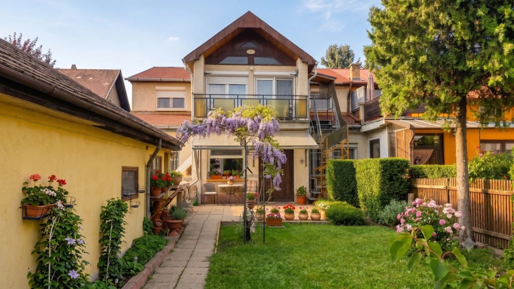 XX. Kerület, Mártzírok útja közelében lévő utca, 145 m²-es, 2 generációs, sorház