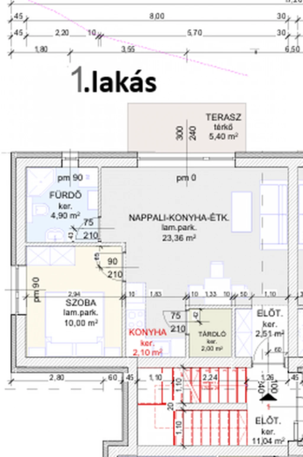 Hatvan, Géza fejedelem utca, 45 m²-es, társasházi lakás, 2 szobás