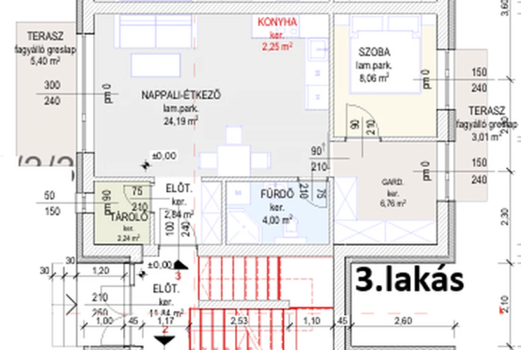 Hatvan, Géza fejedelem utca, 50 m²-es, társasházi lakás, 2 szobás