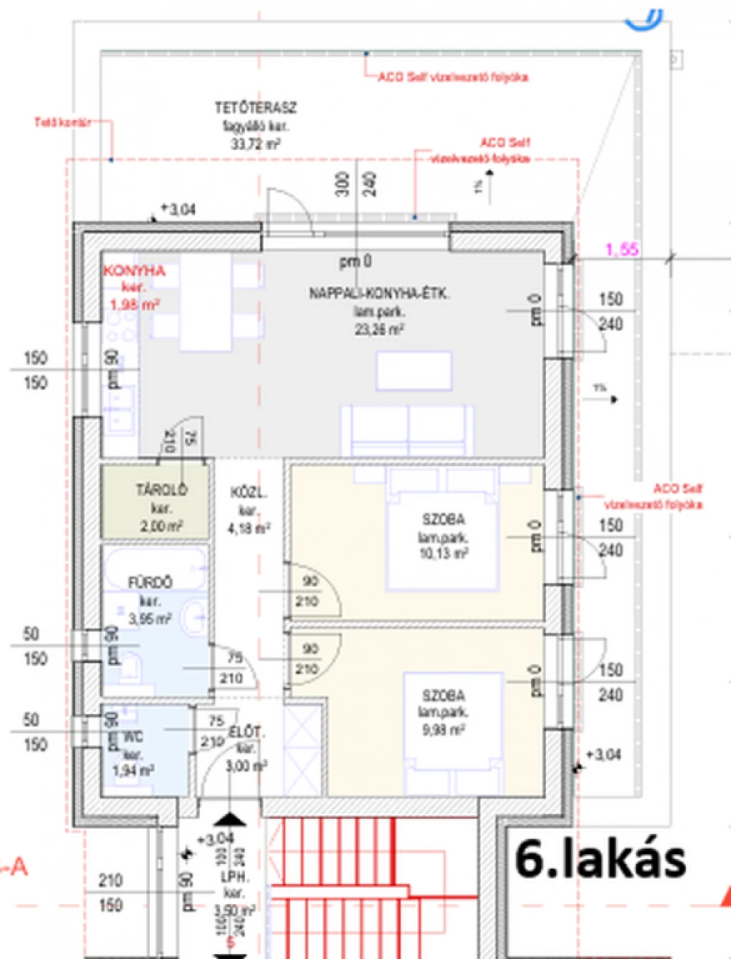 Hatvan, Géza fejedelem utca, 60 m²-es, társasházi lakás, 3 szobás
