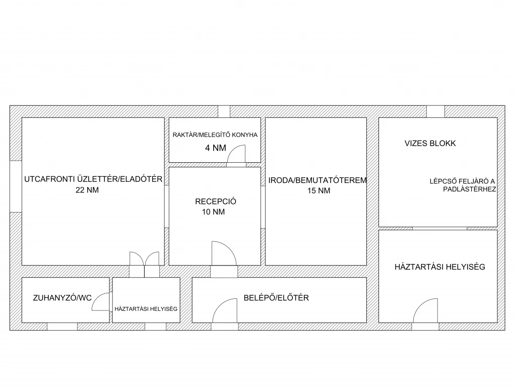 XVII. Kerület, Pesti út, 76 m²-es, üzlethelyiség utcai bejárattal