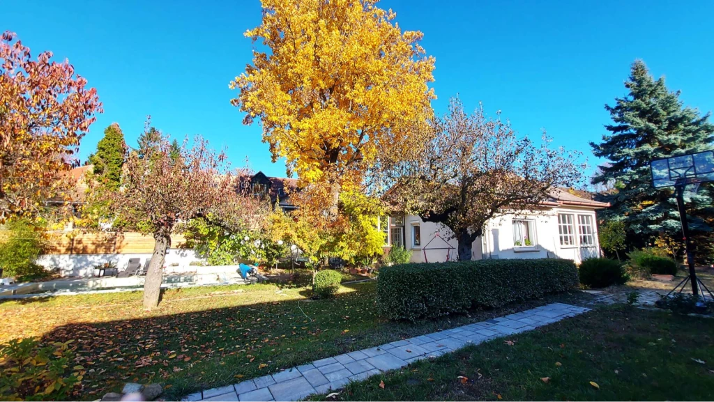 Nyugalom és idill Budakeszin, fantasztikus kerttel és fűthető kültéri MEDENCÉVEL!