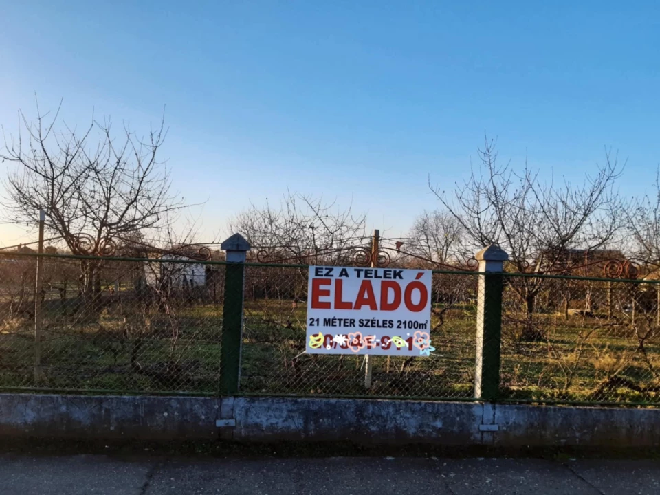 Eladó építési telek, Kálmánháza