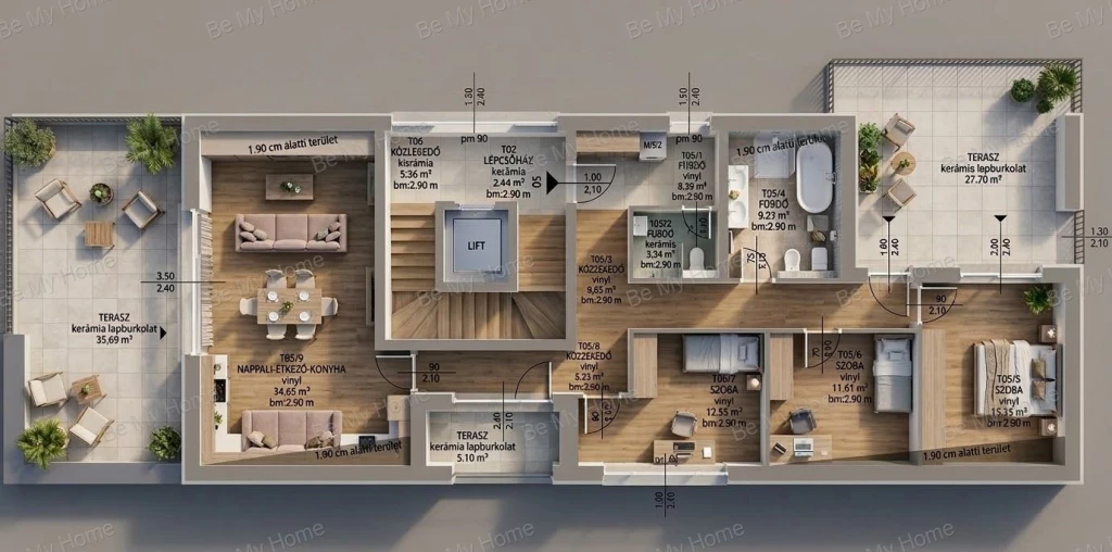 Eladó téglalakás, Budapest III. kerület, Törökkő