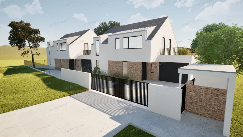 Eladó Ú ÉPÍTÉSŰ Ikerház Budakalászon!