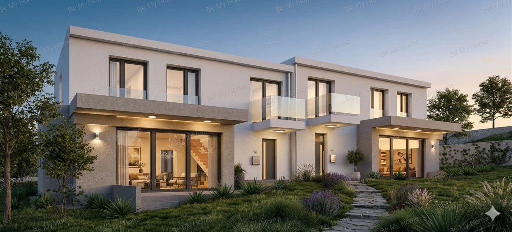 ARANYHEGY TETEJÉN PANORÁMÁS IKERHÁZ