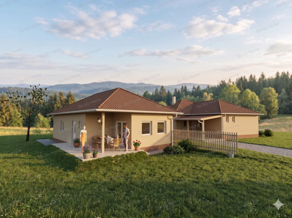 Erdőkertes központi részén eladó egy 70 nm-es újépítésű kertes lakás