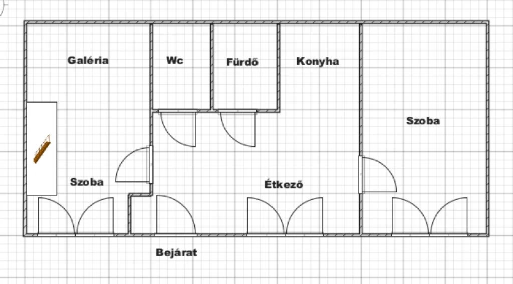 For sale terraced house, Pécs, Belváros