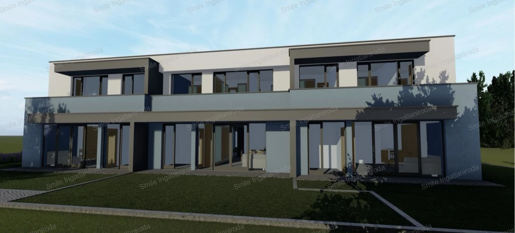 Új építésű sorházi lakás Sóstógyógyfürdőn – azonnal költözhető, saját kerttel és garázzsal