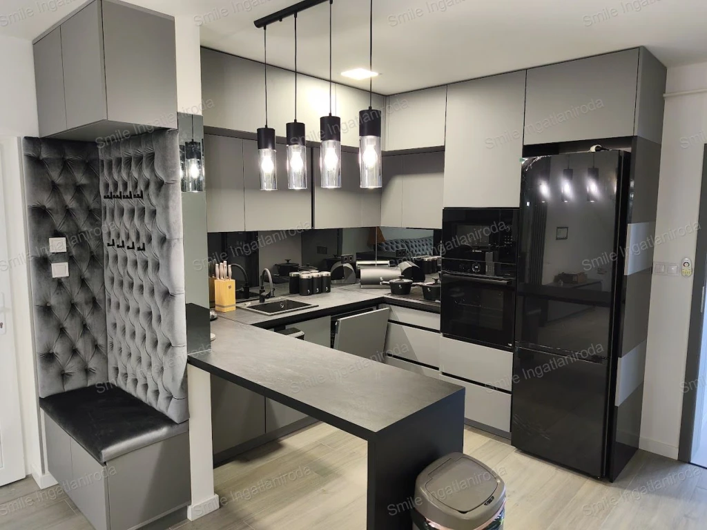 Nyíregyháza belváros közelében,Malomkertben Amerikaikonyhás-nappalis + 2 szobás újépítésű lakás kiadó