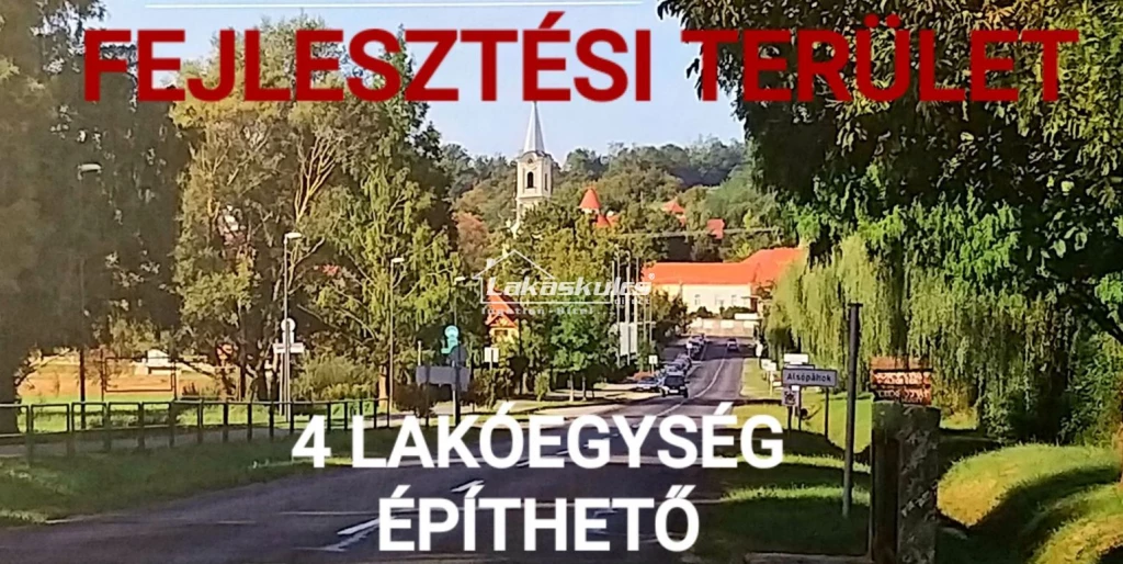 Eladó építési telek, Alsópáhok