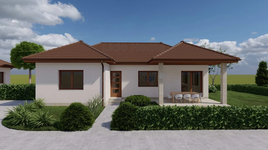 Balatonszabadi csendes utcájában újépítésú családiház eladó!