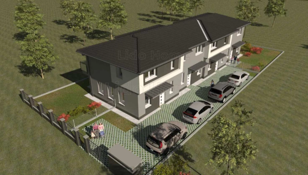 Projekt telek Balatonföldváron az új lakóparkban