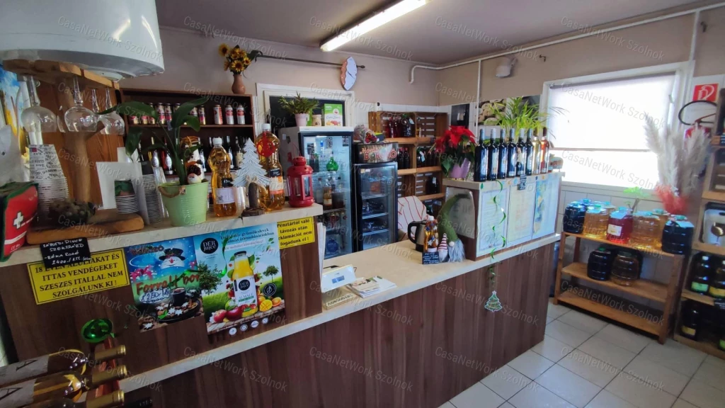 Eladó vendéglátóipari egység, lakóházzal, garázzsal, Szandaszőlősön