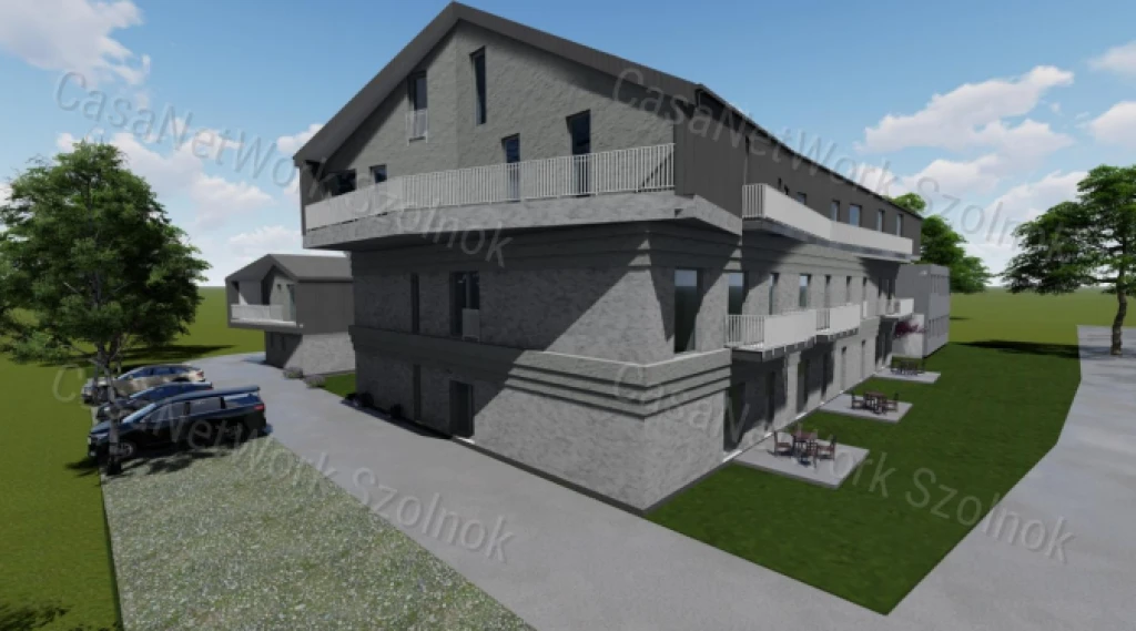 Szolnoki Tallinn városrészi 23 lakásos társasházi lakás eladó!