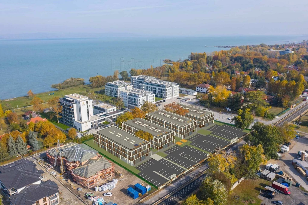 Eladó új építésű, kiváló lakások víz közeli társasházban Balatonlellén!