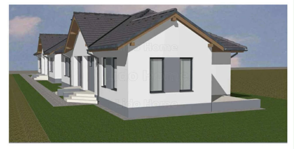 Eladó új építésű napelemes lakóházak Balatonfenyvesen!