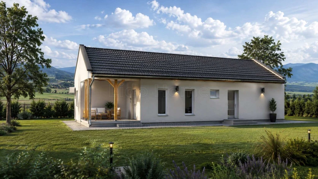 Balatonkeresztúron új építésű, egyszintes lakóház