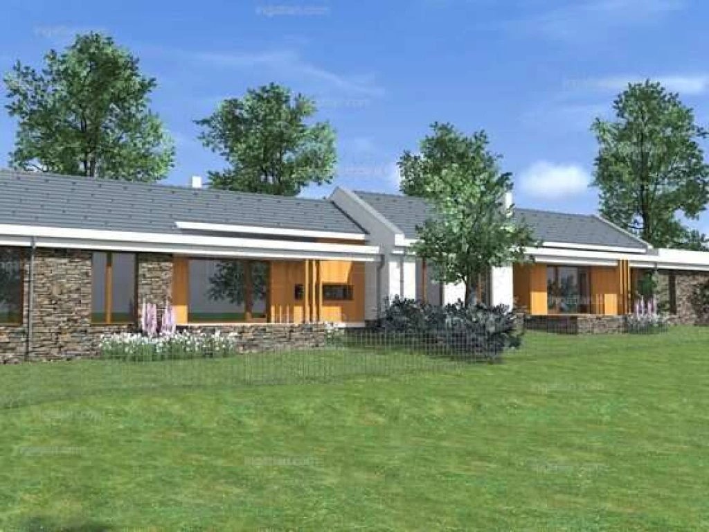 Hévíz kertvárosi részén új építésű panorámás ikerház eladó