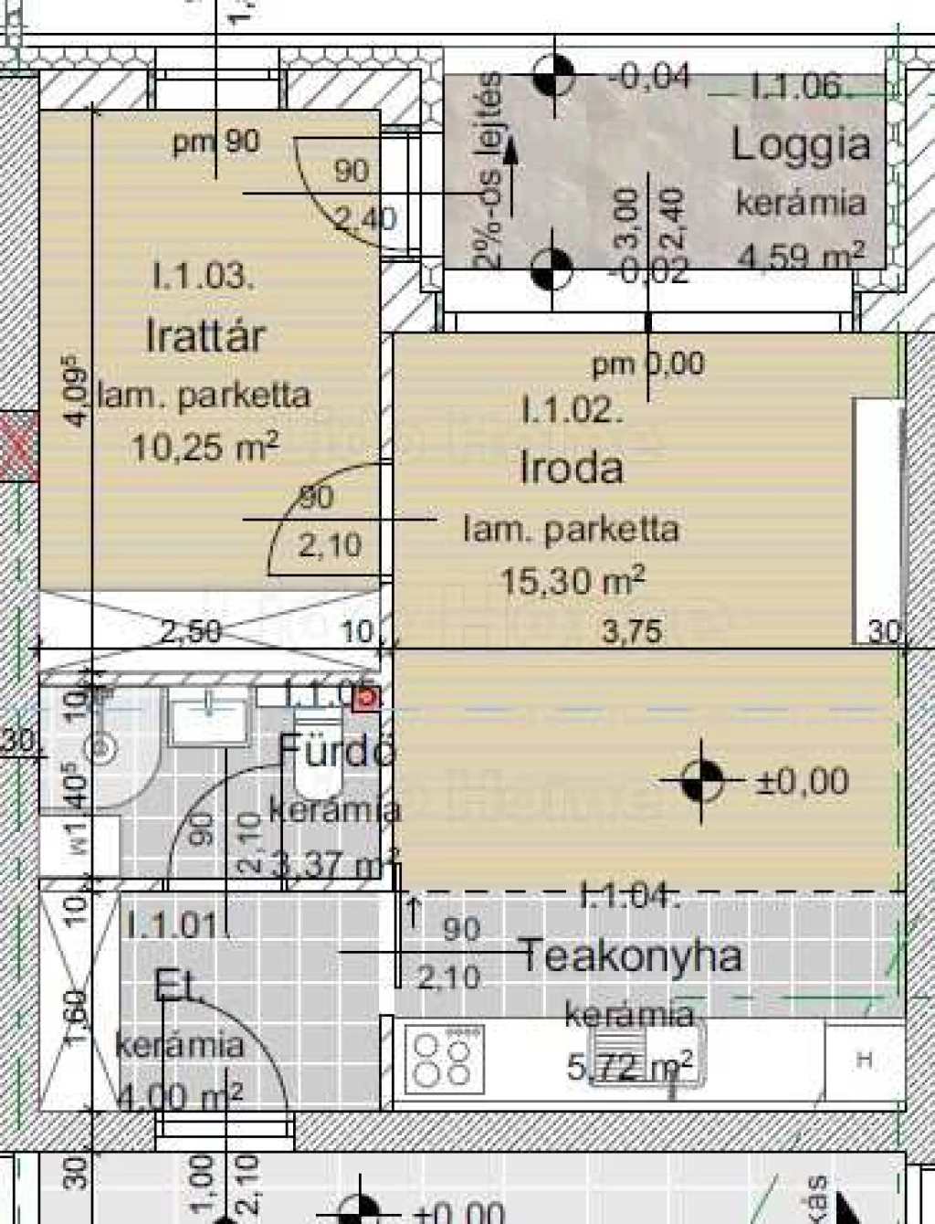 Keszthelyen eladó Új építésű társasház lakásai.
