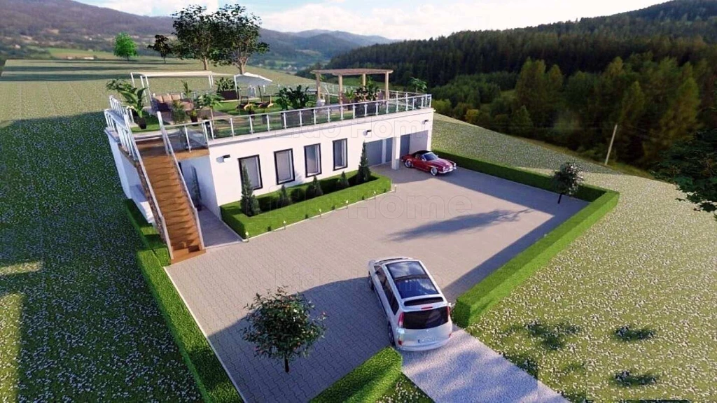 Eladó balatoni panorámás ház Balatonkenesén!